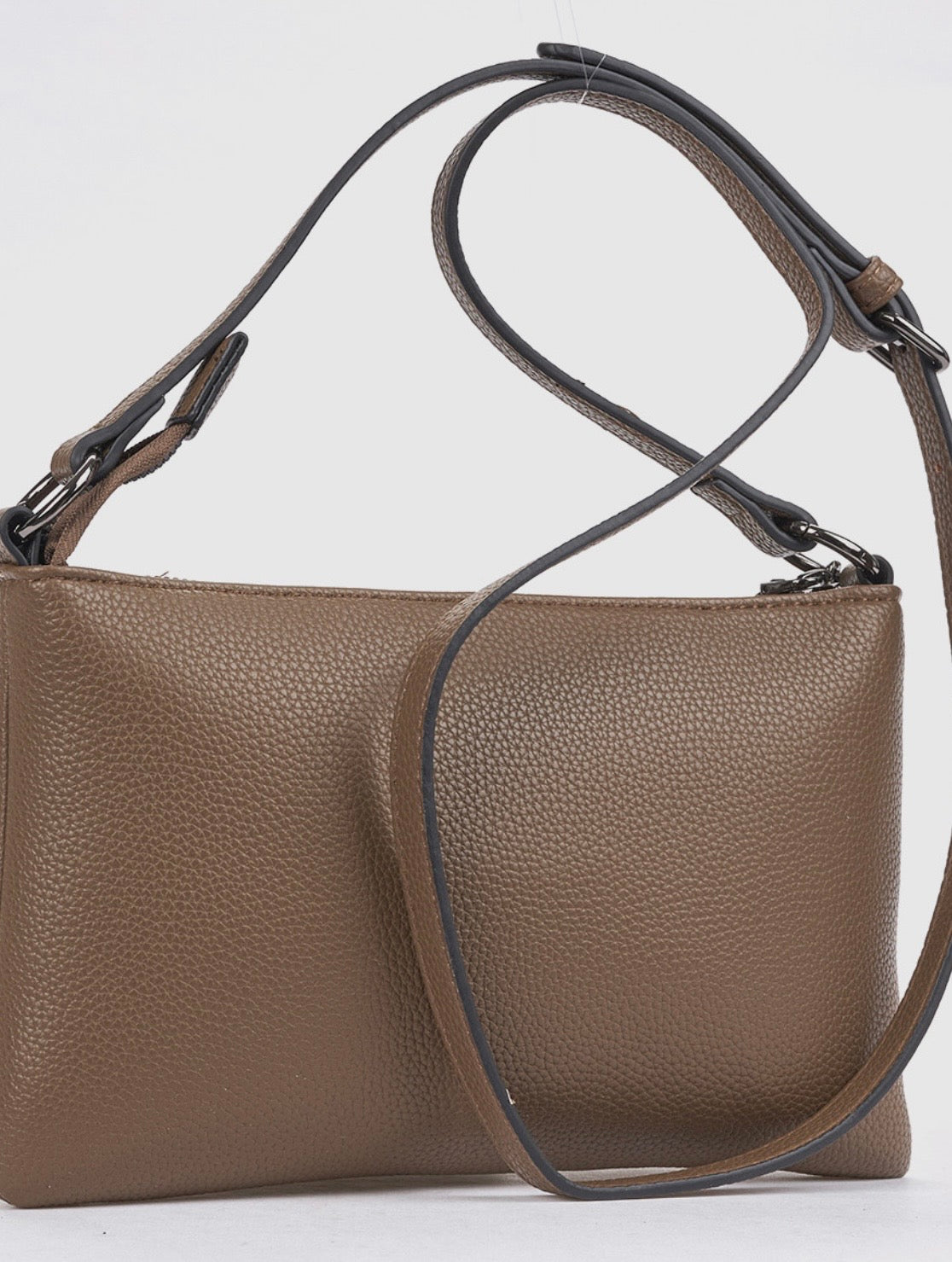 Borsa a tracolla taupe                          Verde