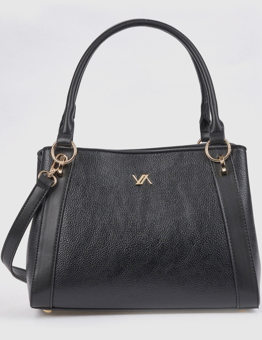 Borsa a mano con tracolla black        Verde