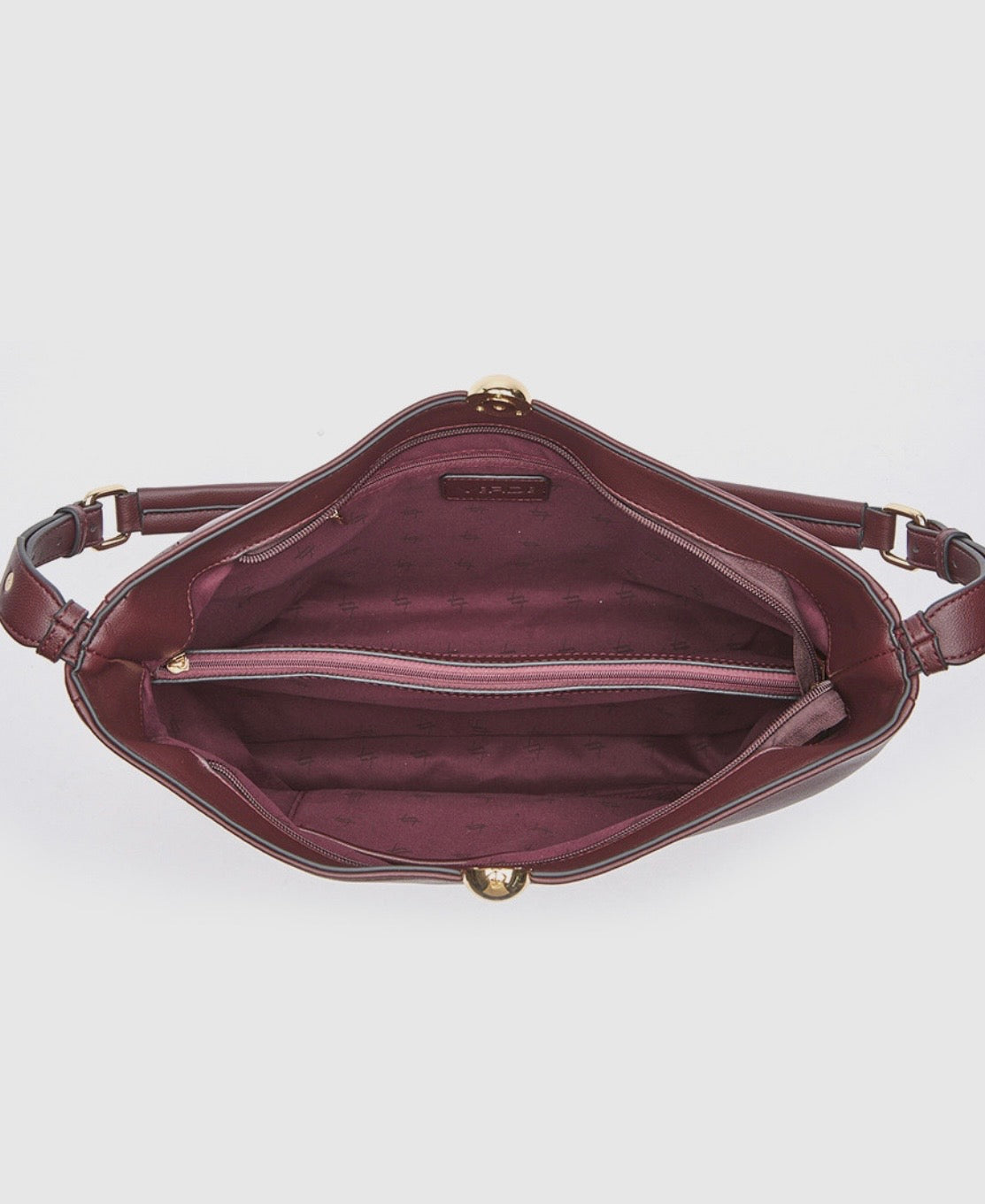 Borsa a spalla bordeaux                     Verde