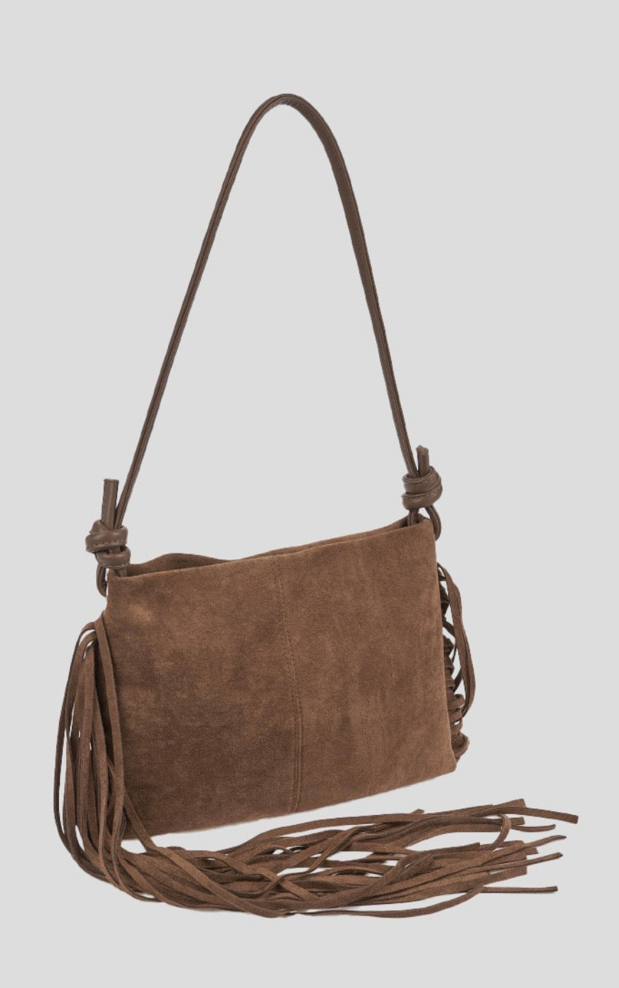 Borsa a spalla brown                           Verde