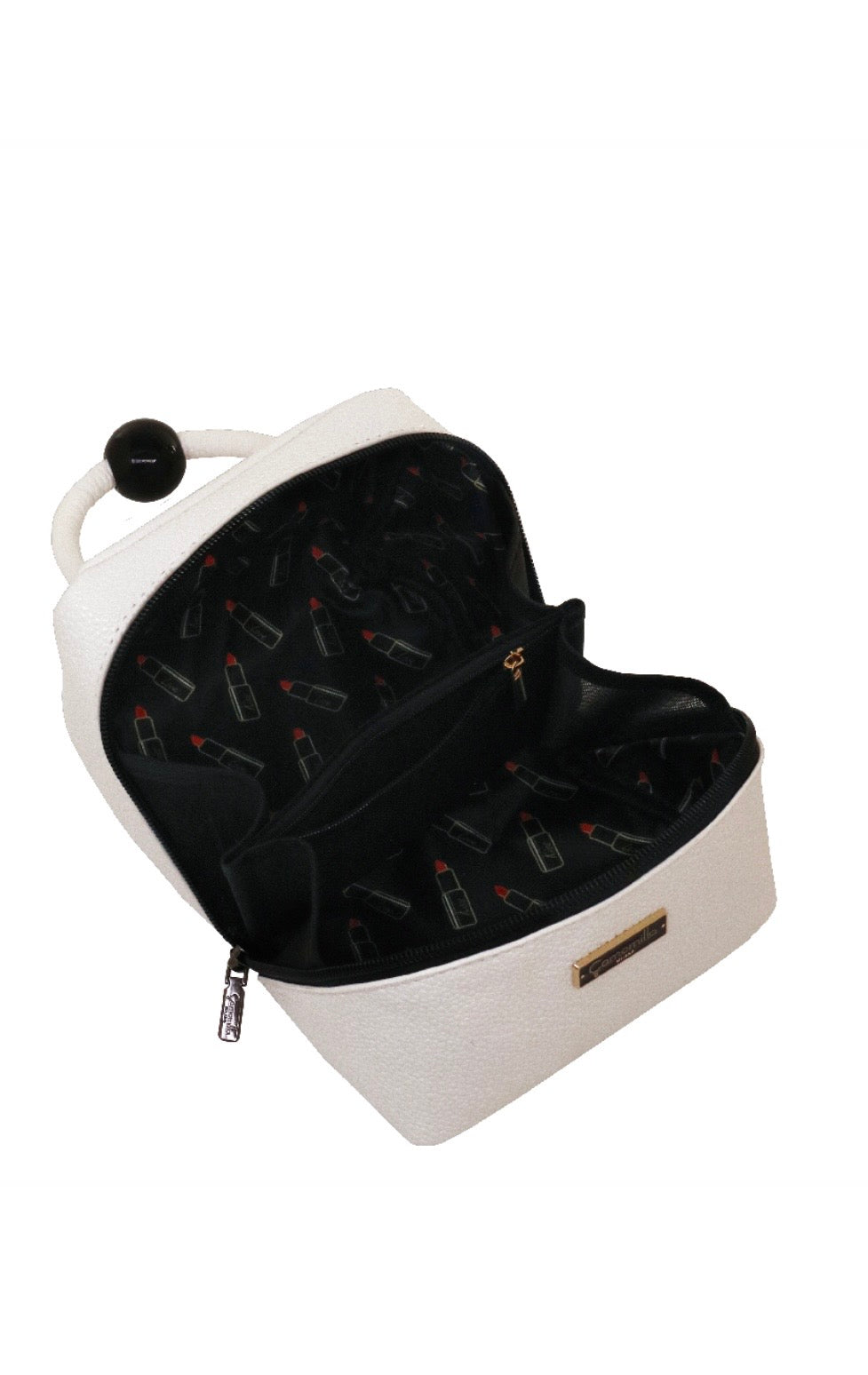 BEAUTY BAG SQUARE S BEAUTY ATMO-SPHERE BIANCO                     Camomilla Milano